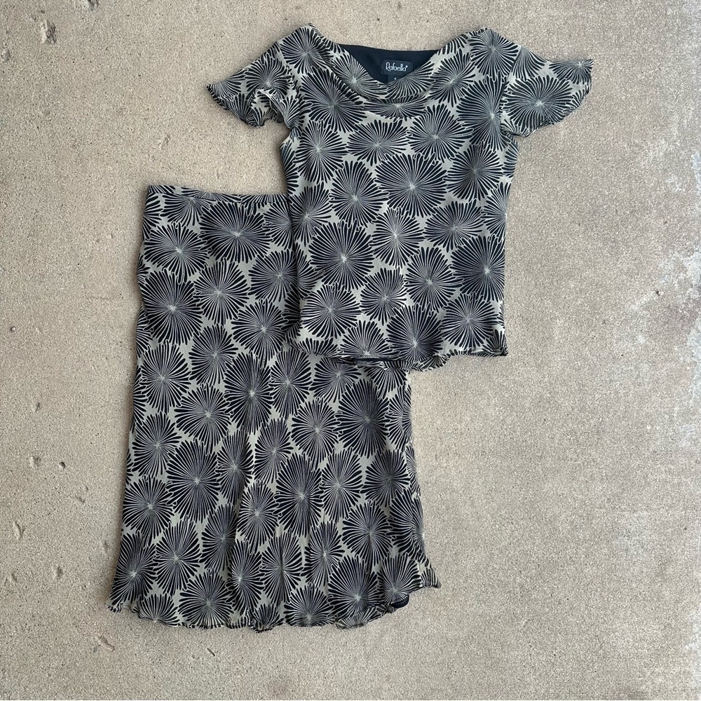 ‼️SOLD‼️vintage skirt and top set